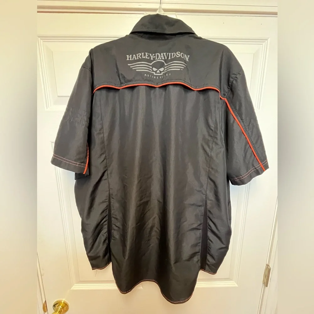 Harley Davidson Willie G Skull Black Vented H-D Performance Men’s Size XL Shirt - Picture 4 of 5